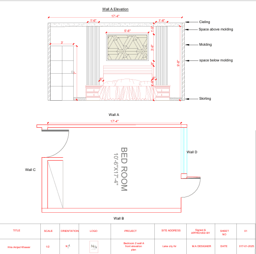 Wall A Elevation